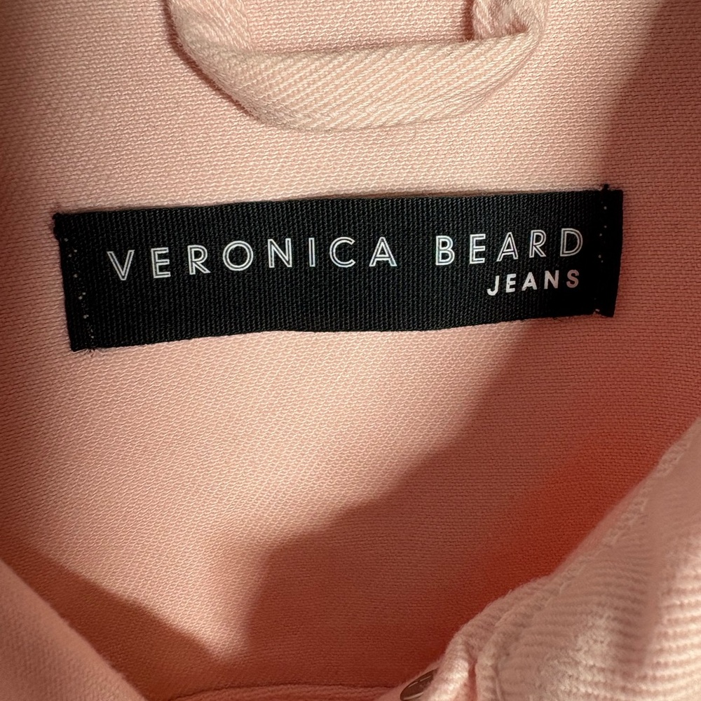 Veronica Beard Cara Jean jacket millennial pink size medium vampire diaries alt. - Picture 6 of 9